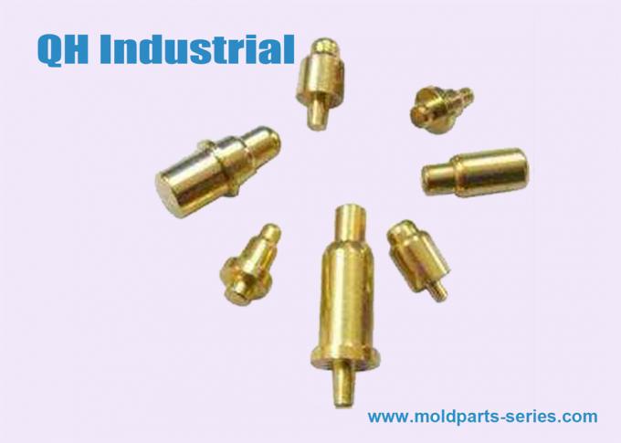 로딩된 핀 스프링, 포고 핀, OEM ODM고 전류 금리 놋쇠 스프링 하중식 접촉 핀 중국 공급자