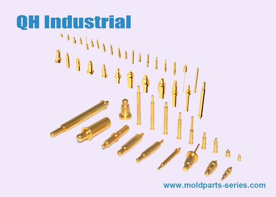 중국 주문 제작된 금도금된 3 uin 4 uin 6 uin 20 uin 5A 10A 12V 랩탑 PCB 충전기는 포고 핀 커넥터를 스프링으로 걸었습니다 협력 업체