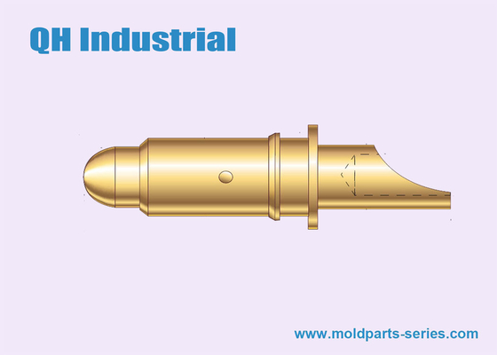 금은 관통 홀이 1 밀리미터 2 밀리미터 4 밀리미터 7 밀리미터 12 밀리미터 스프링 하중식 연결기 Pogo가 고정한다는 것을 개시한 1A 2A 3A 4A 5A 현재 환율을 위해 도금처리했습니다 협력 업체